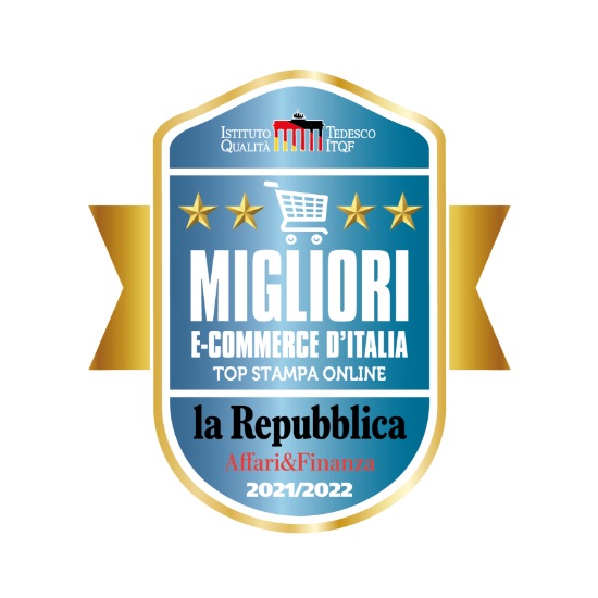 Sito e-commerce di Stampa Digitale Online TOP in Italia secondo ITQF e La Repubblica