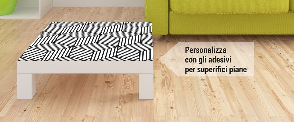 Adesivi per superfici piane personalizzati