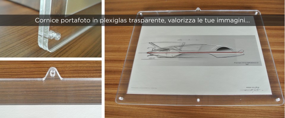 Cornice portafoto in Plexiglas 