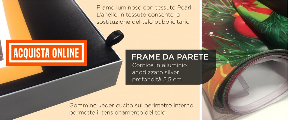 Stampa Frame con tessuto