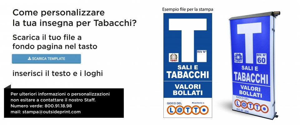 Insegna Tabacchi Economy acquista online