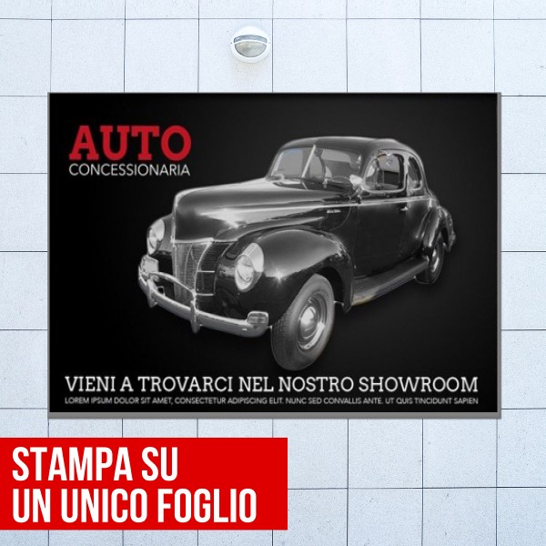 Manifesti 200x140 carta blue back