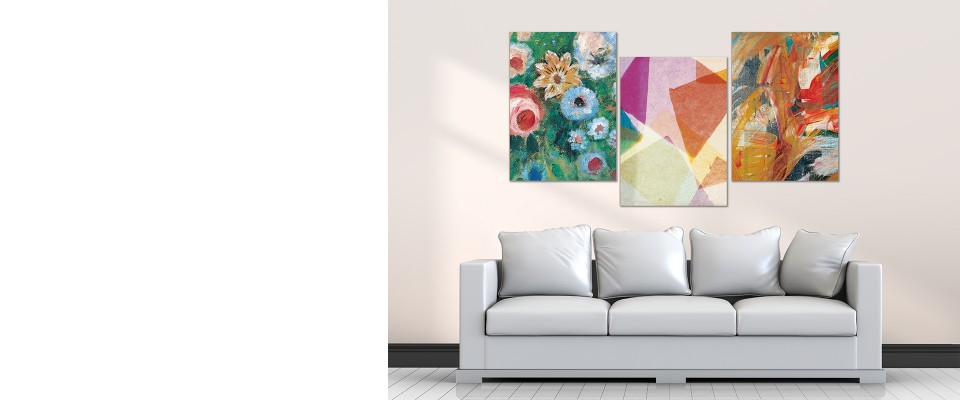 Quadro Abstract Flowers