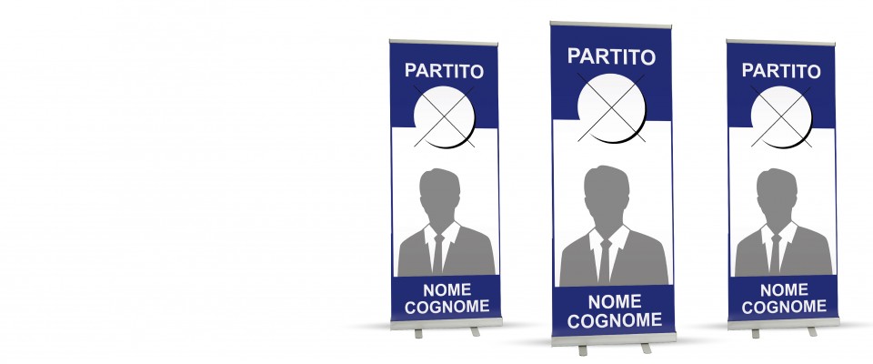 Roll-Up Elettorale Basic personalizzato