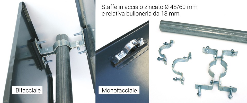 Segnaletica pubblicitaria 125x50 personalizzata