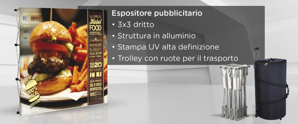 Stampa Velcro Pop Up allestimento stand espositore fiera espositore pop up espositori da esterno espositore con velcro