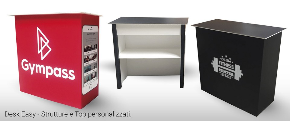 Desk in Polionda - Easy Personalizzato