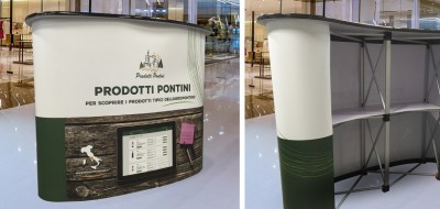 Banchetto promozionale per fiere: la tua postazione di comunicazione professionale