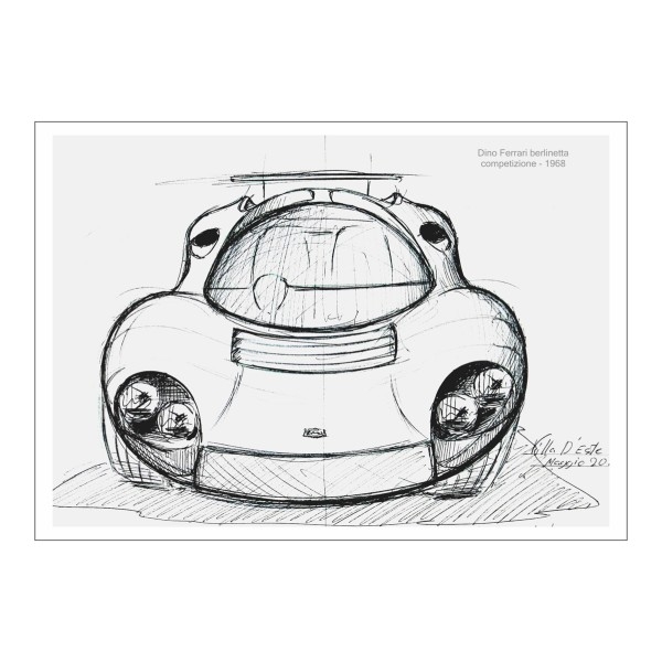 Dino-Ferrari disegno