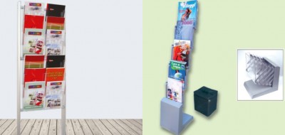 Porta brochure e porta depliant