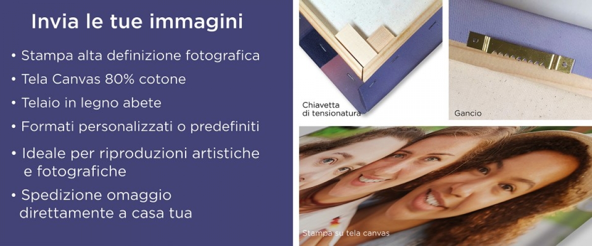 quadri canvas personalizzabili