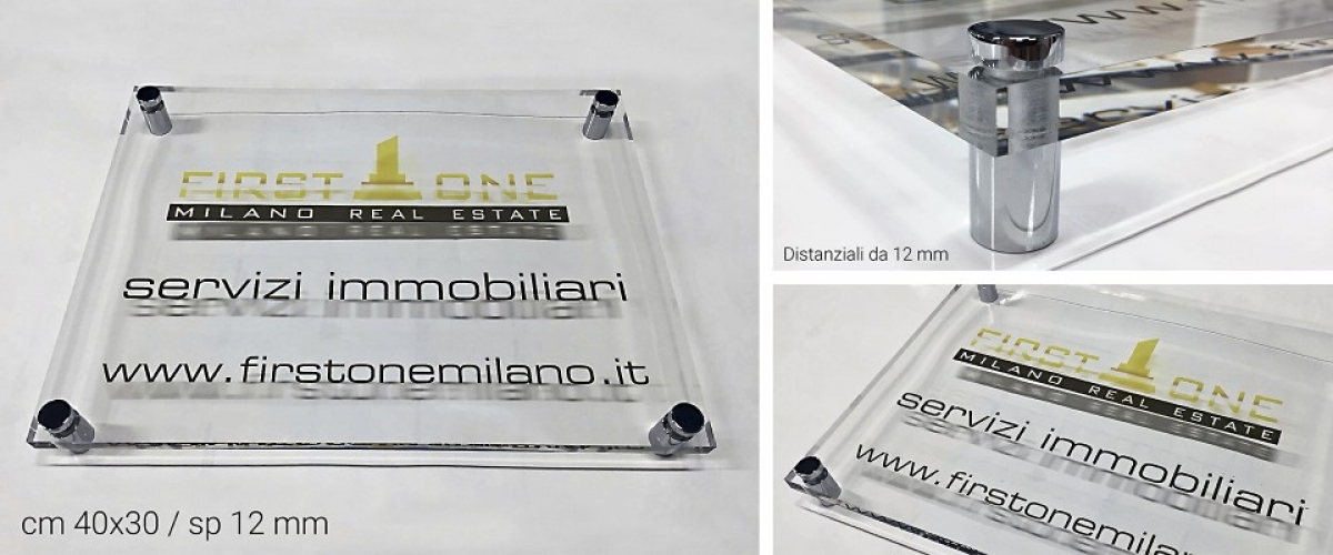 Targhe plexiglas su Outsideprint